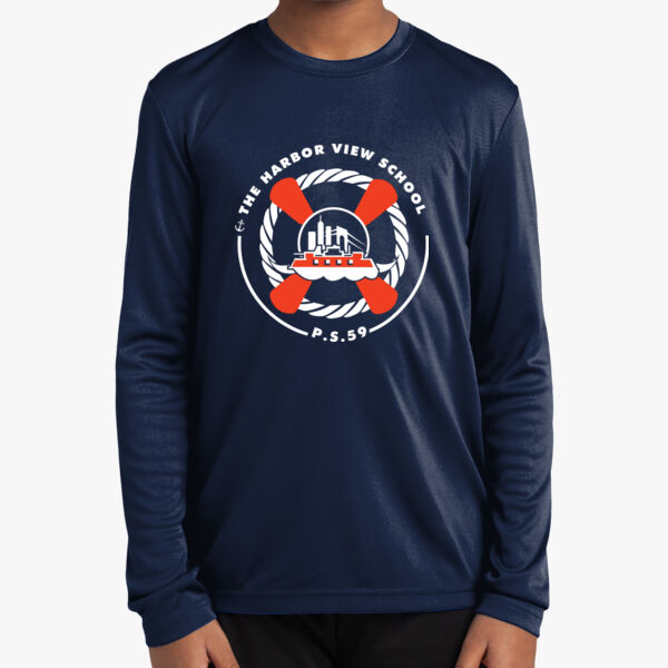 Youth Long Sleeve PosiCharge ® Competitor Tee  Thumbnail